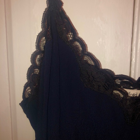 Aritzia (Wilfred) Dark Blue Dress - Size L - Picture 3 of 12